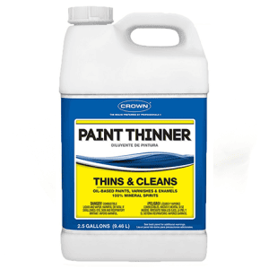 Crown CR.PT.P.25 2.5gal Paint Thinner (Plastic Container)