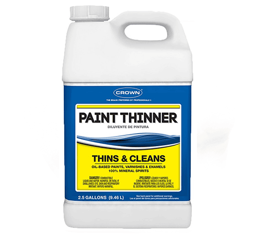 Crown CR.PT.P.25 2.5gal Paint Thinner (Plastic Container)